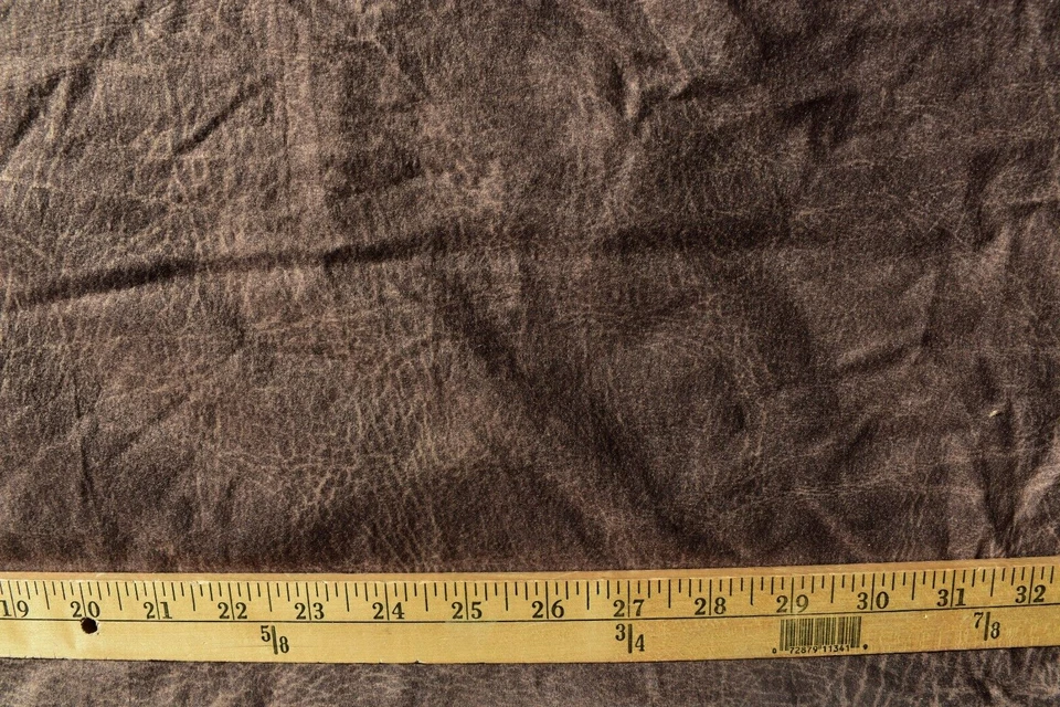 ANIMAL PRINT ON BROWN  BRUSHED POLYESTER  FABRIC  NO STRETCH   17X58  INCHES - Image 1 of 1