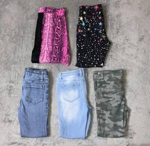 Girls Jeans and Athletic Pants Size 10/12 - Picture 1 of 16
