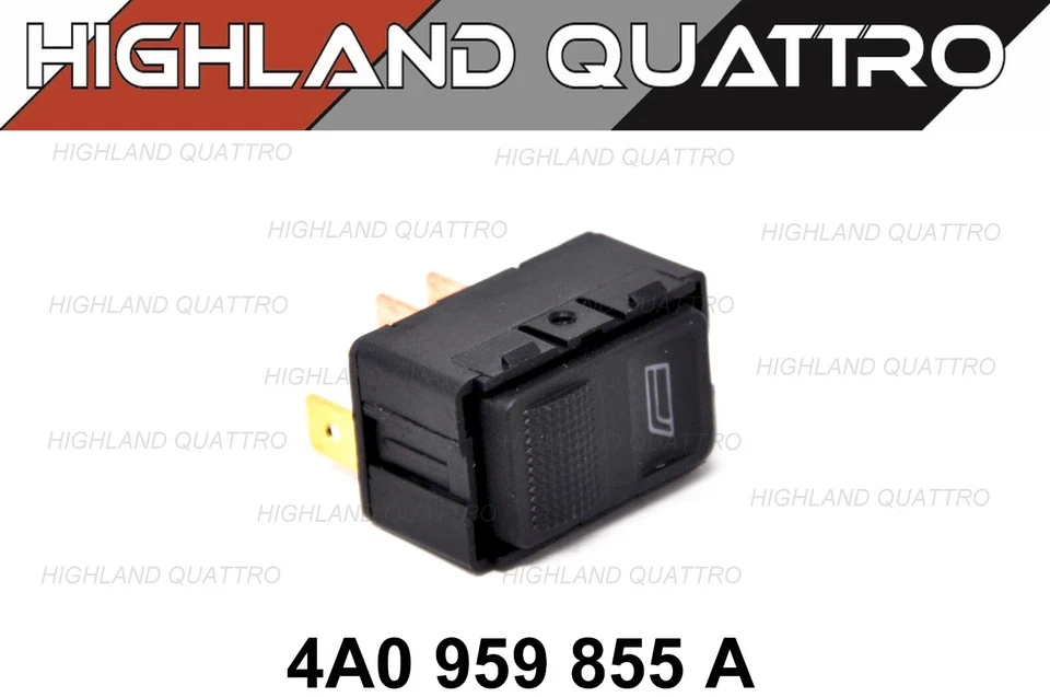 Interruptor ventana eléctrico audi ur quattro 443959855d, cupé 80 90 4a0959855a Foto 1 de 1
