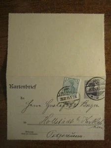 1919 POLONIA/ALEMANIA, BIELAWA/OBER-LANGENBIELAU PAPELERÍA - Imagen 1 de 3