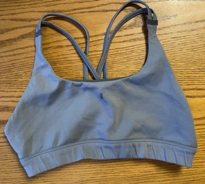 Nobull Träger Pull-On Sport BH Damen Größe Large Damen CrossFit GRAU - Bild 1 von 20