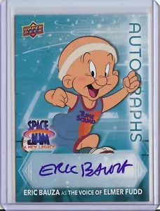 Space Jam A New Legacy Eric Bauza as Elmer Fudd blaugrün Autogrammkarte #S-E13 - UD - Bild 1 von 3