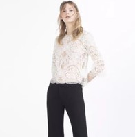 Pizzo ricamato Top e t-shirt per Donna di Zara | FASHIOLA.it