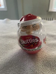 Skittles plastic Santa Christmas ornament candy dispenser 2023 NEW w/ candy - Picture 1 of 11