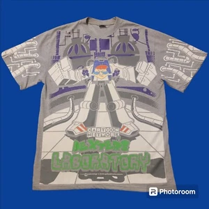 Final Flame X Street Couture Dexter's Laboratory AOP Double-Sided Graphic Tshirt - Picture 1 of 9