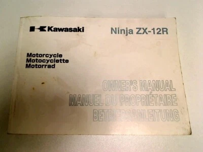 99976-1068 manual de instrucciones para KAWASAKI ZX 12 R 2002-2006 usado 170984 - Imagen 1 de 4