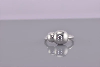 Anillo Banda PANDORA ALE Plata Esterlina Burbujas Hinchadas 925 Talla: 5 Foto 1 de 4