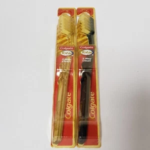 1999 Colgate TOTAL 3 Way Clean Soft Bristle Toothbrush Blue BRAND NEW Full Head - Picture 1 of 6