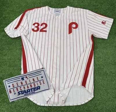 Винтажная футболка 90-х Стива Карлтона No32 Philadelphia Phillies Cooperstown стартер L - Изображение 1 из 4