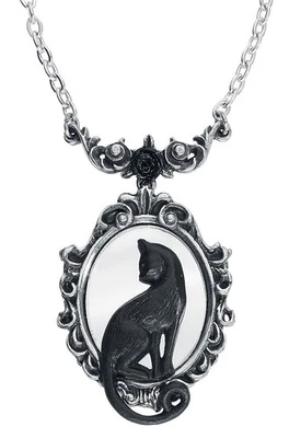 Alchemy Gothic Halskette Damen Feline Felicity silberfarben Standard - Bild 1 von 4