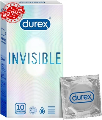 Invisible Super Ultra Thin Condoms for Men – 10S - image 1 of 4