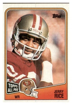 Jerry Rice Topps #43 1988 Foto 1 de 2