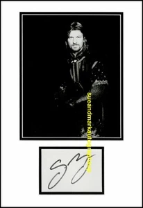 Sean Bean Boromir de Gondor El Señor de los Anillos Autógrafo Firmado UACC RD 96 - Imagen 1 de 1