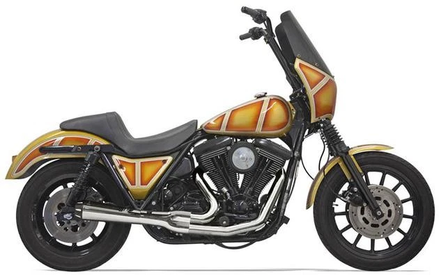 Bassani Road Rage 2:1 Short Megaphone Exhaust System Chrome #1FXR2 Foto 1 de 1