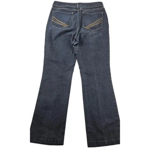 NYDJ Barbara Bootcut Stretch Lift Tuck Komfort Freizeit Jeans verziert EUC 8 - Bild 1 von 6