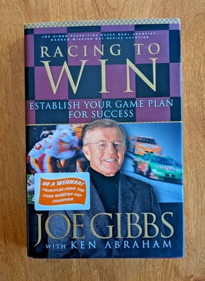 Signed: Racing To Win By Joe Gibbs - 2002, First Edition, Hardcover Foto 1 de 4