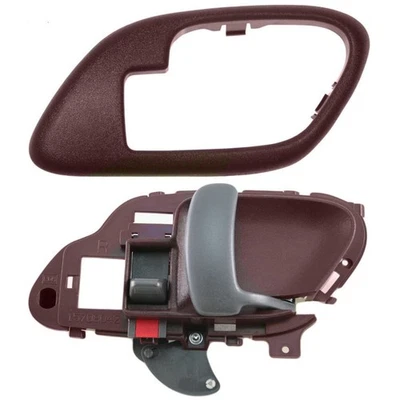 Manija de puerta interior roja con bisel derecho derecho para camioneta Chevy Foto 1 de 4