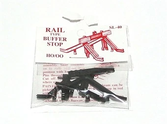 Tope de amortiguador construido en riel Peco SL-40 OO Foto 1 de 1