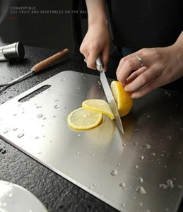 304 Stainless steel Cutting Chopping Board Camper 2mm thickness Heavy duty - Picture 1 of 5