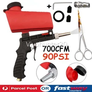 1/4" 90PSI Sand Blaster Gun Soda Spray Tool Air Compressor Pneumatic Handheld AB - Picture 1 of 11