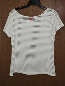 Bongo weiß gestreiftes Top Xl gebraucht, in einwandfreiem Zustand - Bild 1 von 3