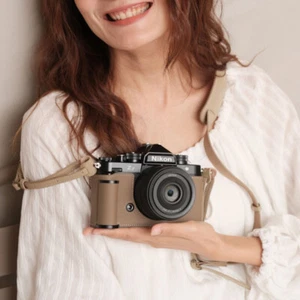 Genuine Real Leather Camera Bag Case Base Protect Cover Grip Kit for Nikon ZF - Picture 1 of 27