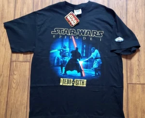 Star Wars Episode I, Vintage, NWT, Jedi vs Sith Black XL - Picture 1 of 1