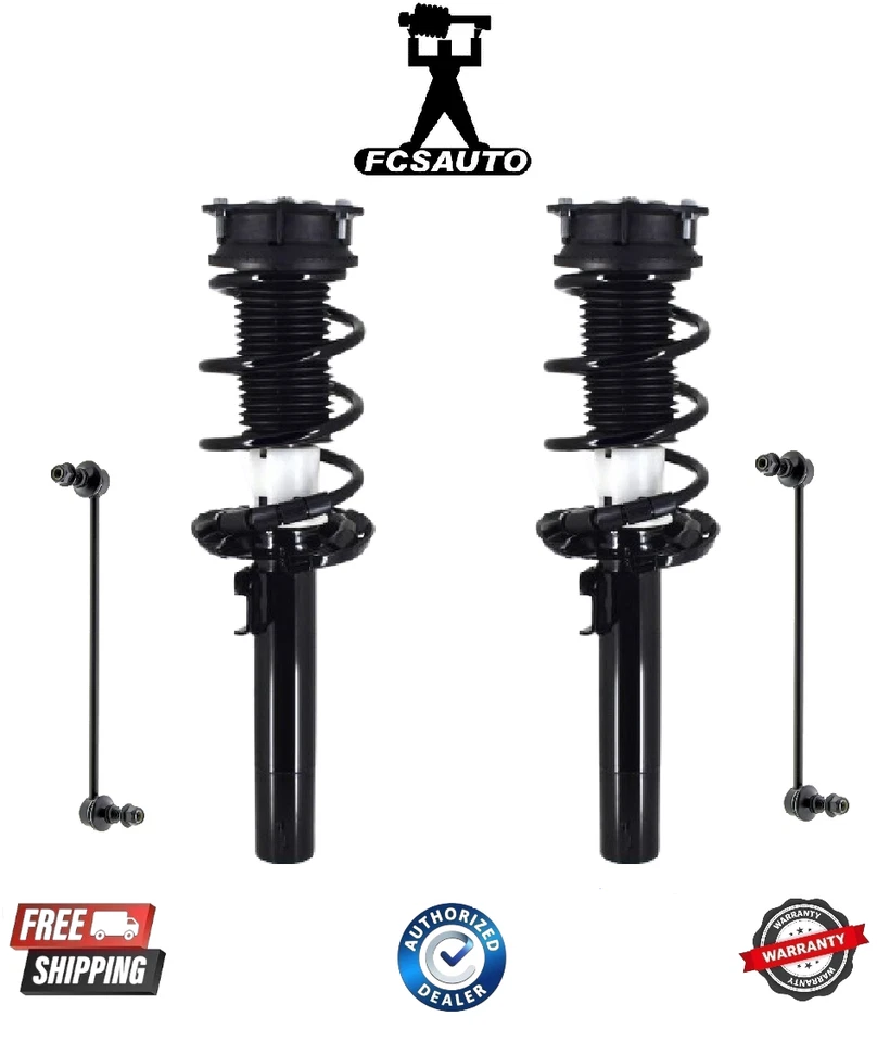 Muelle helicoidal y barra estabilizadora de suspensión delantera completa para Volkswagen Jetta 19-24 Foto 1 de 1