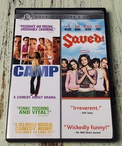 NM Camp & Saved (2007) MGM Double Feature 2 DVD Set Authentic US Release - Picture 1 of 4