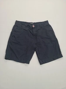 Brave Soul Shorts Adult Small Black Khaki Outdoors Casual Comfort Mens - Picture 1 of 7