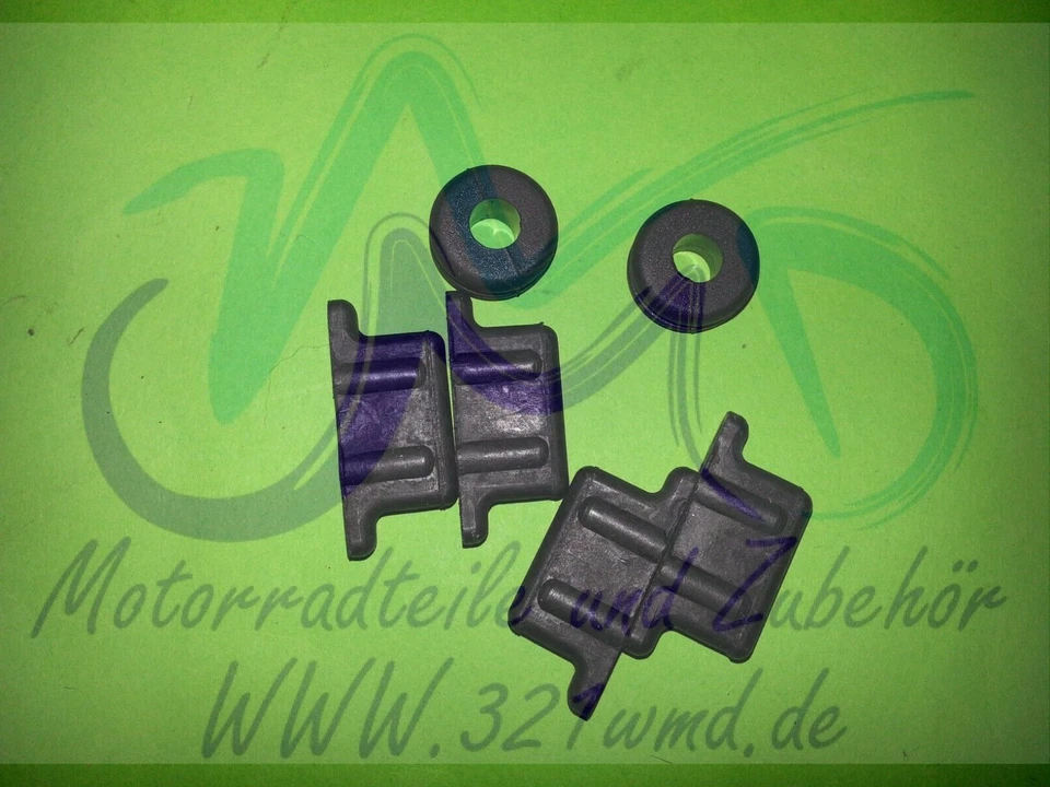 @ Yamaha XV125 XV 125 Virago Side Fairing Rubber Set Rubber Rings Sleeves OEM - Image 1 of 1