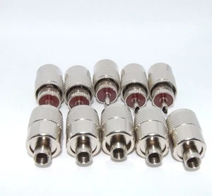 pl259 7mm UHF 10 Premium PL Plugs for rg8 mini8 RG59 coax pack of 10 - Picture 1 of 4