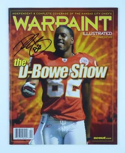 Dwayne Bowe Signed Autographed 2008 Warpaint Illustrated Magazine KC Chiefs - Picture 1 of 3