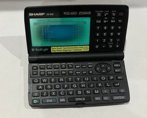 Sharp Wizard 256kb OZ-630 Personal Information Organizer Black Backlight Display - Photo 1 sur 3