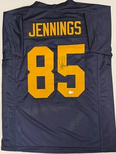 GREG JENNINGS Packers Signed Custom Replica Acme Throwback Jersey AUTO - BAS - Picture 1 of 3