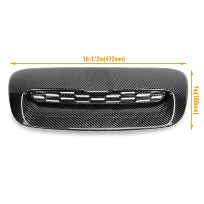Carbon Fiber Look Air Intake Hood Vent Scoop For 07-14 Mini Cooper S R55/56/57/8 - Image 1 of 4