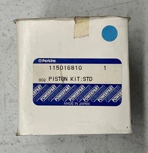 Genuine OEM Perkins 115016810 Piston Kit, includes rings (115017720) - Picture 1 of 5