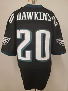 Mitchell & Ness NFL 2004 Philadelphia Eagles Brian Dawkins Black Legacy Jersey - Picture 1 of 3