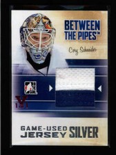 CORY SCHNEIDER 2010/11 ITG BETWEEN THE PIPES JERSEY PATCH VAULT 1/1 AX3926