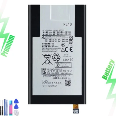 Batería FL40 Para Motorola Droid Maxx 2 XT1565 Moto X Play XT1562 XT1563 Herramientas Foto 1 de 4