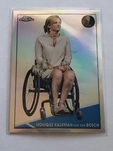 2021 Topps Chrome Tennis Silver Holo Rainbow Refractor #33 Monique Bosch - Picture 1 of 2