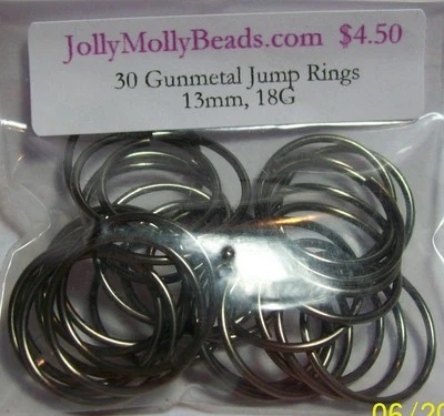 ANILLOS DE SALTO DE COLORES 13MM 18G COBRE CADENA MALLA ¡ELIGE COLOR HECHOS A MANO EN EE. UU.! Foto 1 de 4