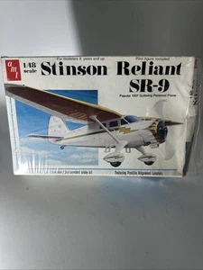 Stinson Reliant SR-9 1:48 AMT T639 Vintage Unbuilt Model Airplane Kit - Picture 1 of 4