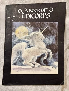 EIN BUCH DER EINHÖRNER von Welleran Poltarness, 1978, mit 12 abnehmbaren Drucken - Bild 1 von 7