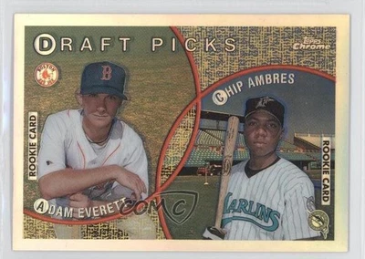 1999 Topps Chrome Draft Picks Refractor Adam Everett Chip Ambres #443 Rookie RC - Image 1 of 2
