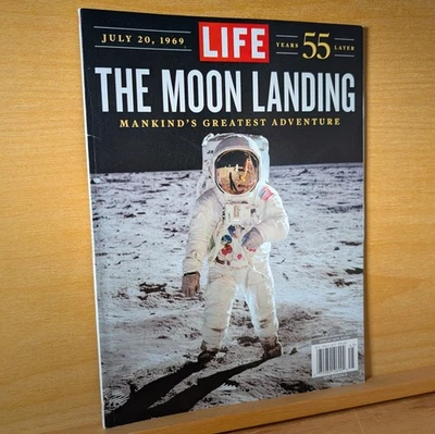 LIFE Magazine The Moon Landing 55 Years Later Apollo 11 Tribute NO LABEL - Image 1 of 4