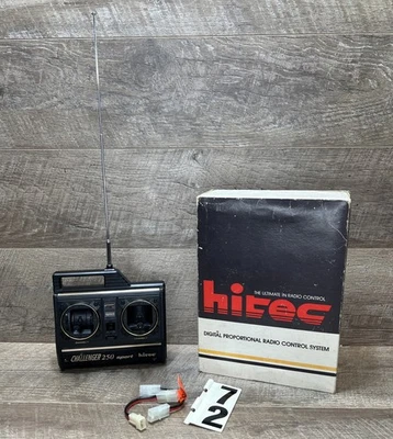 Transmisor de radio control remoto digital Hitec Challenger 250 de colección R/C 75 MHz Foto 1 de 4