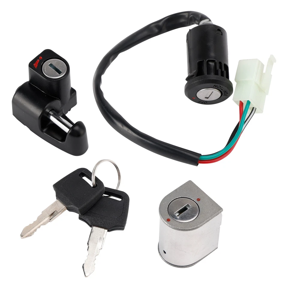 IGNITION KEY SWITCH LOCK SET FOR HONDA XL 125 XL250S XL500S 1978 1979 1980 1981 Foto 1 de 4