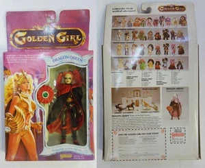 Figurine Dragon Queen (Golden Girl) GALOOB en boîte-vitrine d'origine (1984) - Imagen 1 de 1