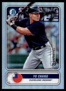 2020 Bowman Chrome Yu Chang Baseball Cards #STG-YC